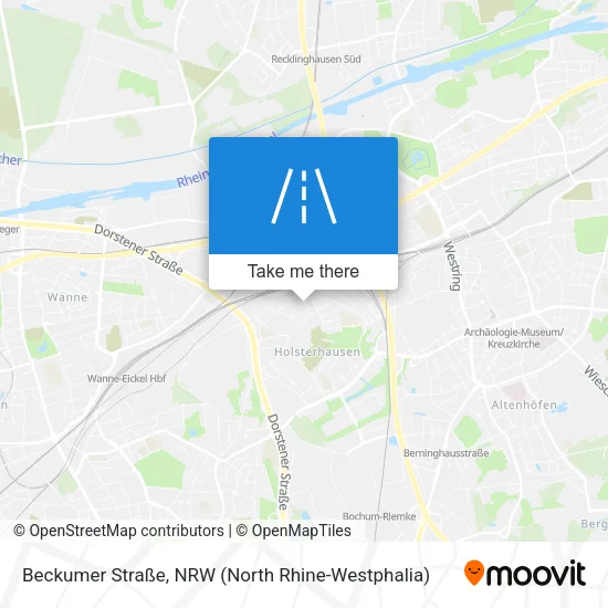 Карта Beckumer Straße