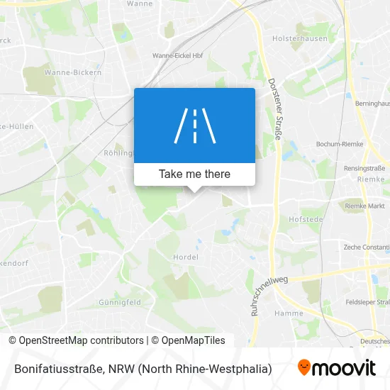 Bonifatiusstraße map