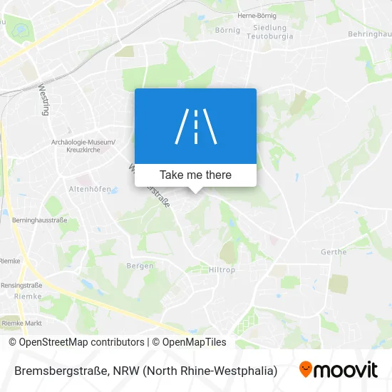 Bremsbergstraße map