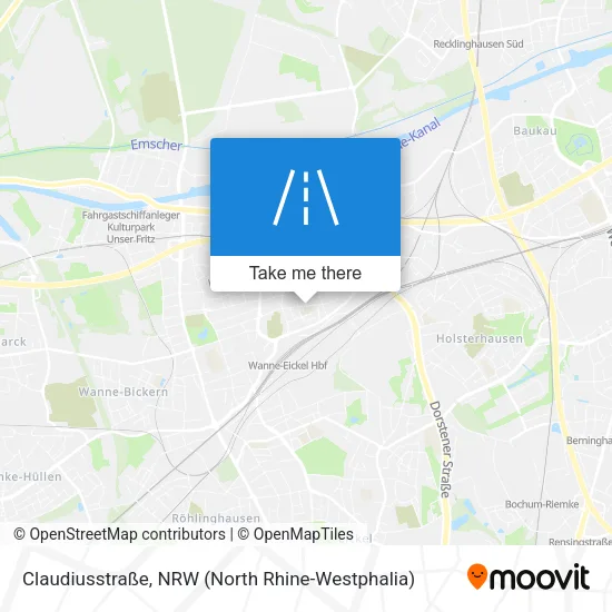 Карта Claudiusstraße