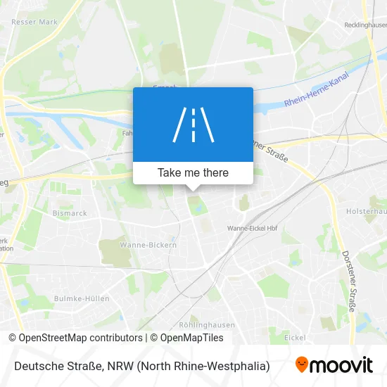 Карта Deutsche Straße