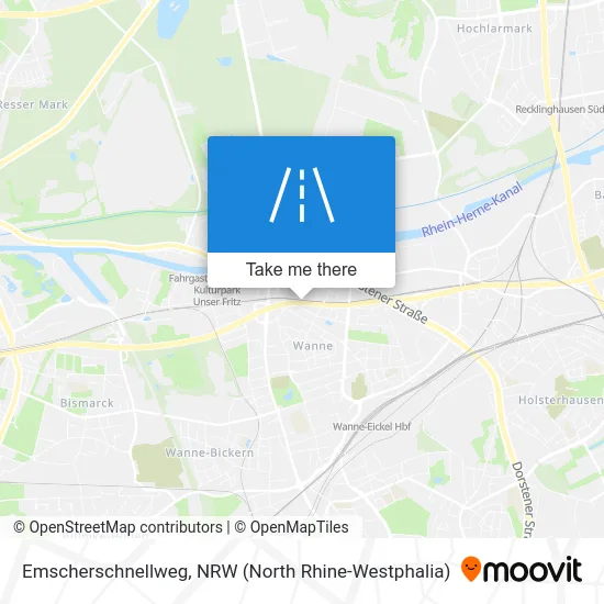 Карта Emscherschnellweg