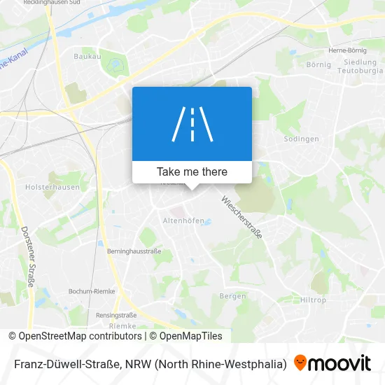 Franz-Düwell-Straße map