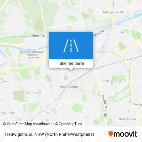 Карта Hedwigstraße