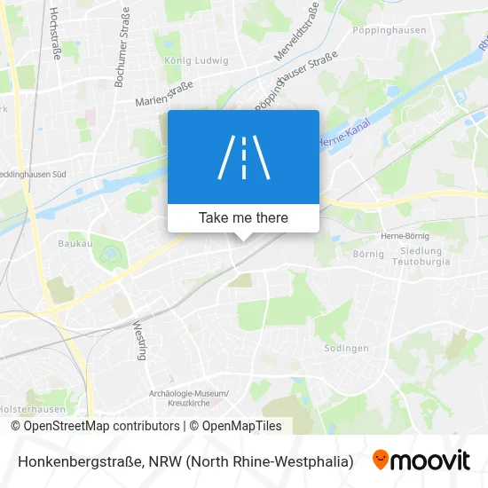 Honkenbergstraße map