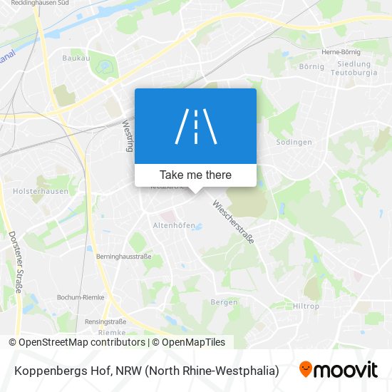 Koppenbergs Hof map