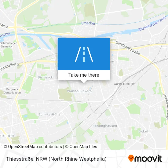 Thiesstraße map