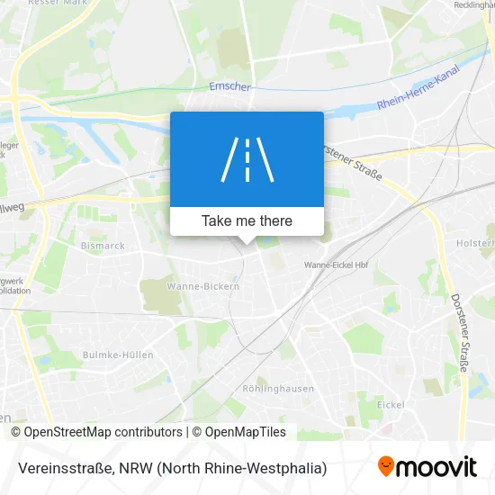Карта Vereinsstraße