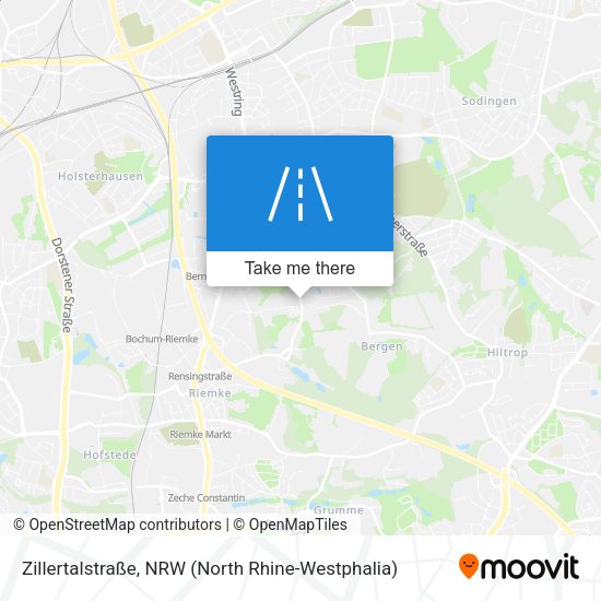 Zillertalstraße map