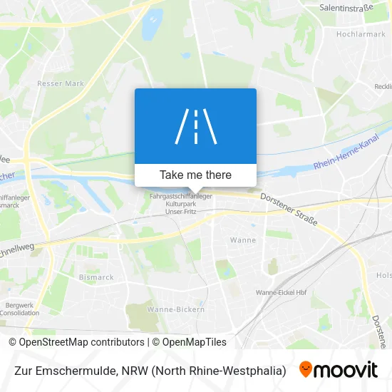 Карта Zur Emschermulde
