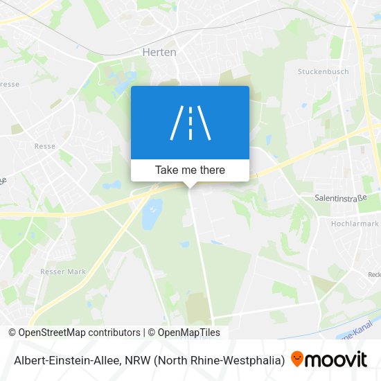 Albert-Einstein-Allee map