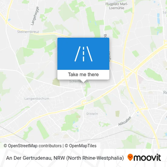 An Der Gertrudenau map