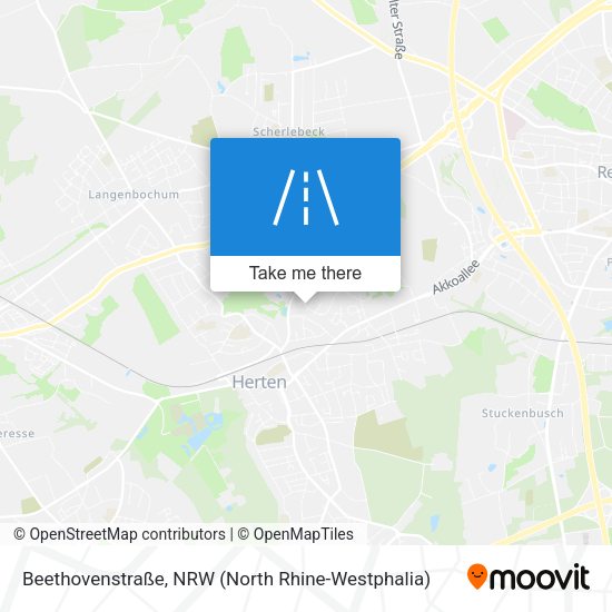 Beethovenstraße map