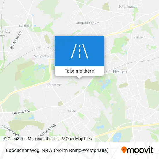 Ebbelicher Weg map