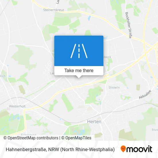 Hahnenbergstraße map