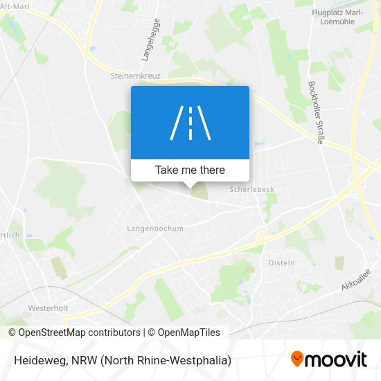 Карта Heideweg