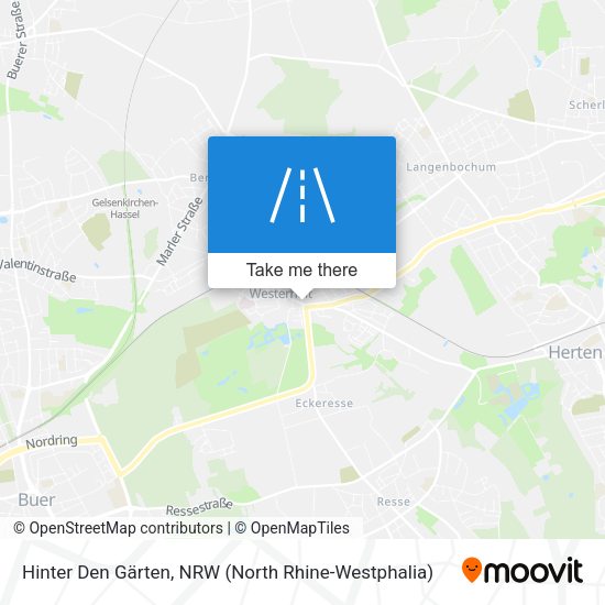 Hinter Den Gärten map