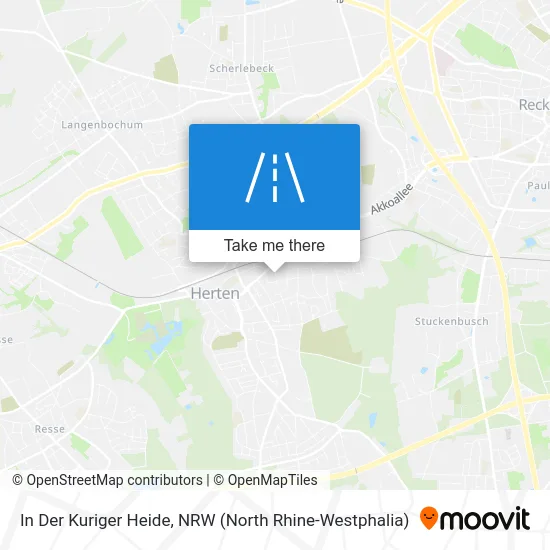 In Der Kuriger Heide map