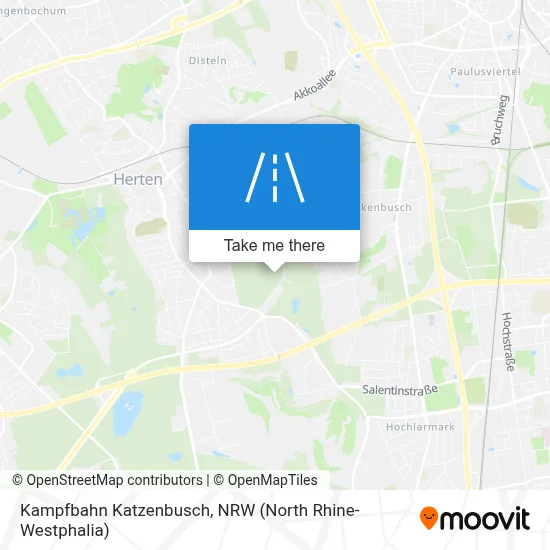 Kampfbahn Katzenbusch map