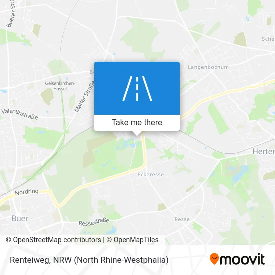 Renteiweg map