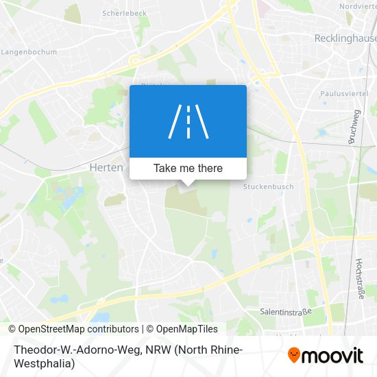 Theodor-W.-Adorno-Weg map