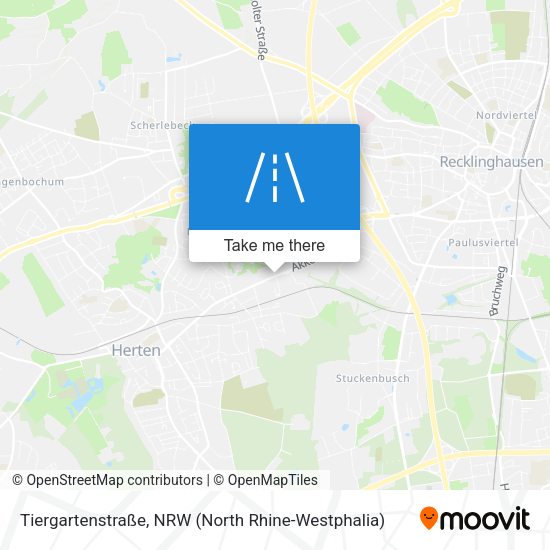 Tiergartenstraße map