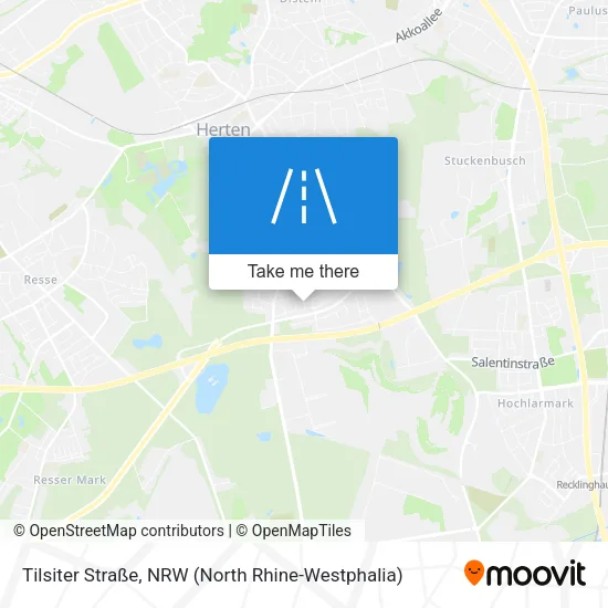 Tilsiter Straße map