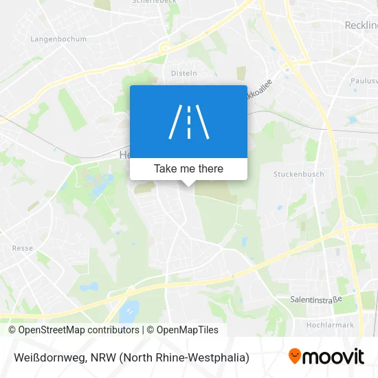 Карта Weißdornweg