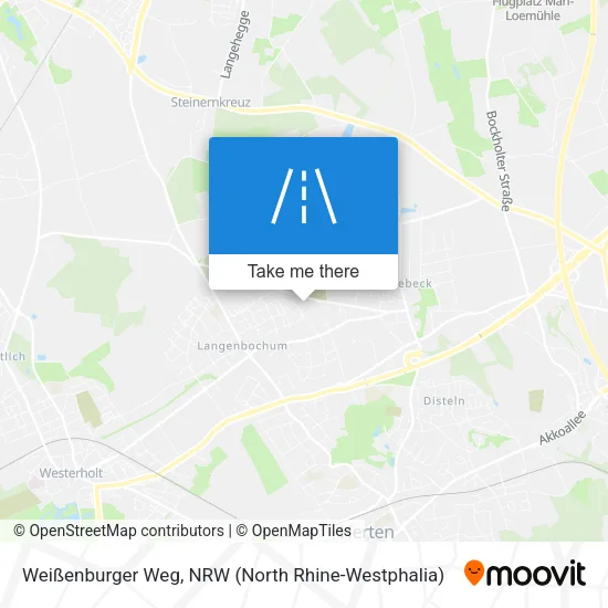 Карта Weißenburger Weg