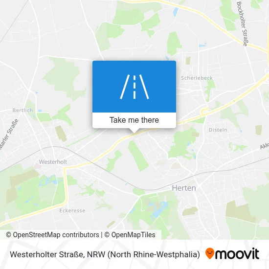 Westerholter Straße map