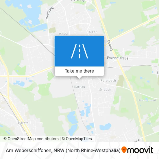 Am Weberschiffchen map