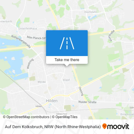 Карта Auf Dem Kolksbruch