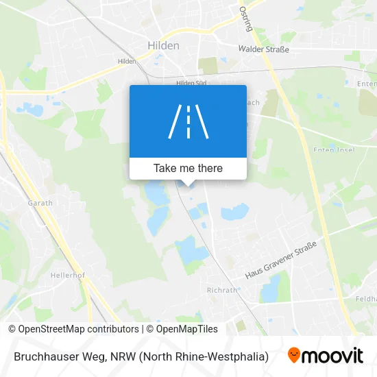 Карта Bruchhauser Weg