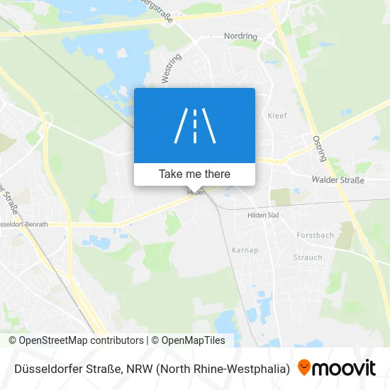 Карта Düsseldorfer Straße