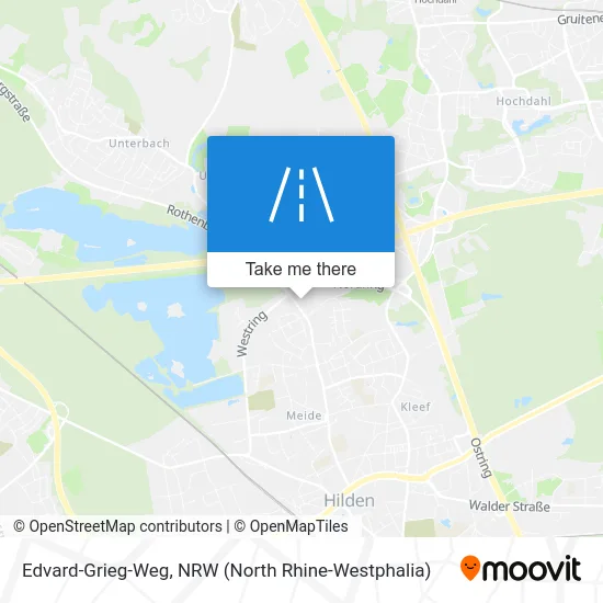 Edvard-Grieg-Weg map