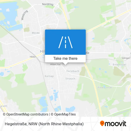 Hegelstraße map