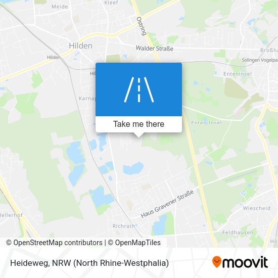 Heideweg map