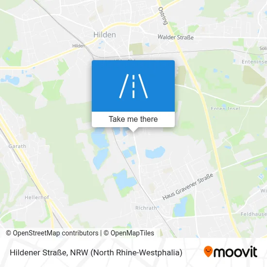 Hildener Straße map