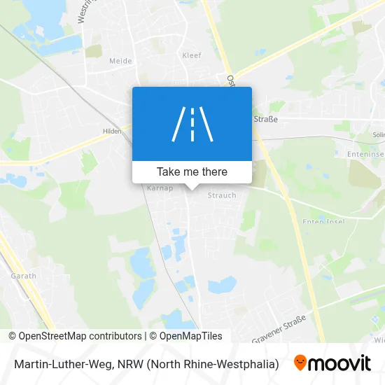 Martin-Luther-Weg map