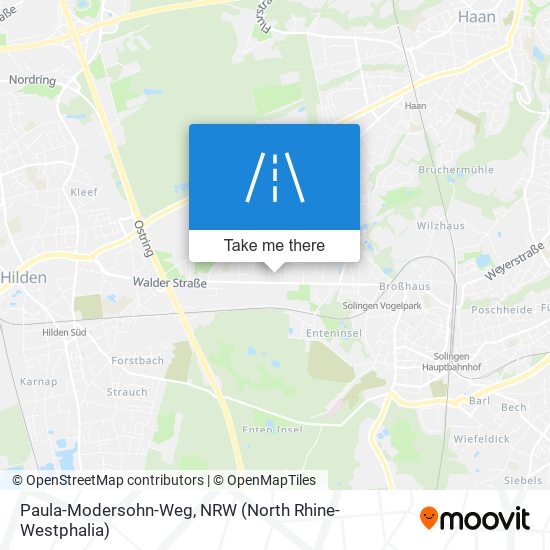 Paula-Modersohn-Weg map