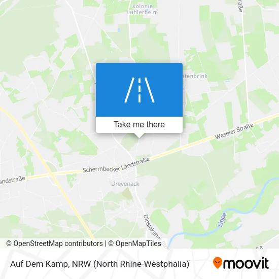 Карта Auf Dem Kamp