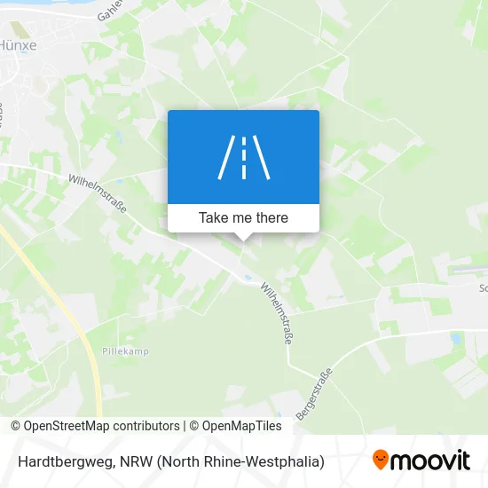 Hardtbergweg map