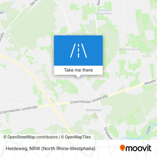 Heideweg map