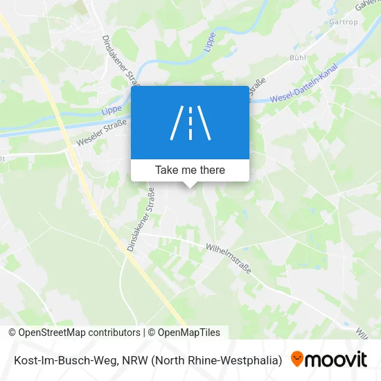 Карта Kost-Im-Busch-Weg