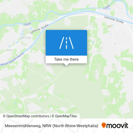 Meesenmühlenweg map