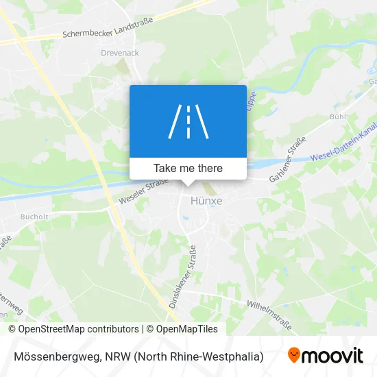Карта Mössenbergweg