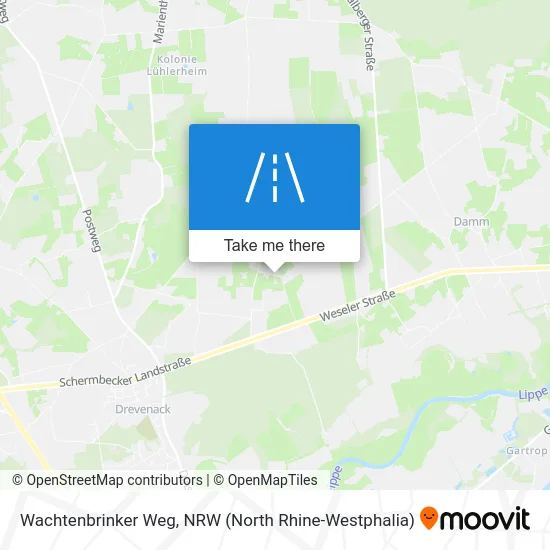 Wachtenbrinker Weg map