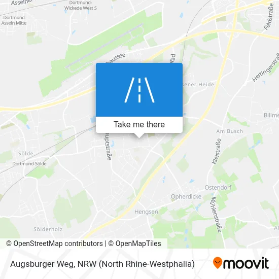Augsburger Weg map