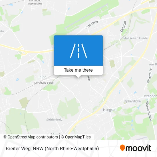 Карта Breiter Weg