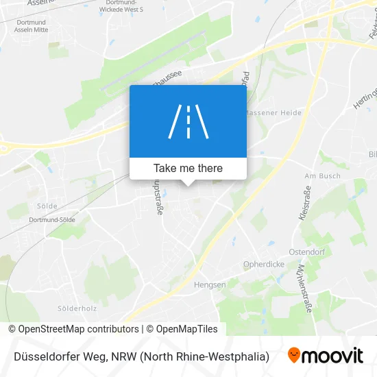 Карта Düsseldorfer Weg